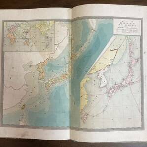 古地図 明治42年12月28日 日本地図 山崎直方著 台湾 樺太 韓国及南満州の画像1
