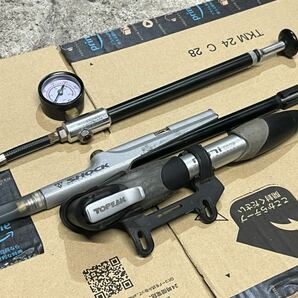 TOPEAK トピーク SHOCK master 空気入れ サスペンションポンプ エアサス 空気入れ 自転車の画像1