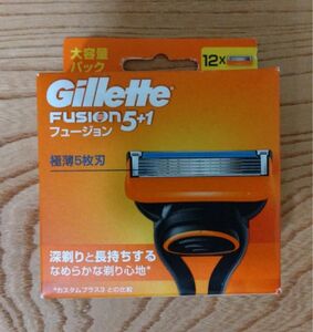 ジレット フュージョン 5＋1 替刃12個入 新品未使用 純正品 gillette