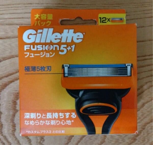 ジレット フュージョン 5＋1 替刃12個入 新品未使用 純正品 gillette Gillette