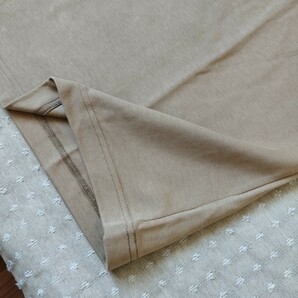 未使用 タグ付 ユニクロ UNIQLO エアリズム コットン オーバーサイズ Tシャツ 5分袖 L メンズ beige●色size違い有●ネコポス 送料無料の画像4