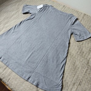 1点のみ●未使用 汗取り付 Aライン Tシャツ 半袖 ロング丈 uvカット ゆったり L 洗濯機洗 gray系●柄size違い出品中●ネコポス 送料無料の画像6