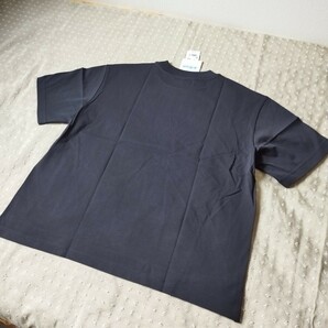 未使用 タグ付 ユニクロ UNIQLO エアリズム コットンT 黒 ゆったりシルエット XL 半袖 Tシャツ●色size違い有●ネコポス 送料無料の画像2