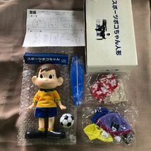 不二家　スポーツポコちゃん人形　着せ替え　サッカー　サーフィン　ローラーブレード　箱付き_画像1