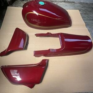  Kawasaki Z750 Z900 Z1000 exterior set KZ900 KZ1000 out Press original color ruminas ruby red 