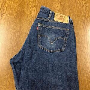 【FC099】Levi's 501 W42 L32 大きいサイズ ビッグサイズ 定番ストレート ジーンズ デニムパンツ ブランド古着 リーバイス501 送料無料