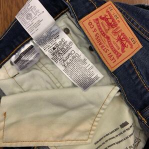 【FD101】Levi's 513 W30 L32 色落ち加工 ジーンズ ジーパン デニムパンツ ストレッチ生地 メンズブランド古着 リーバイス513 送料無料の画像6