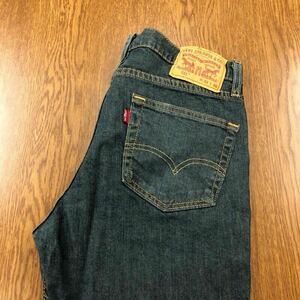 【FD167】Levi's 511 W32 L30 色落ち加工 イエローオーバーダイ ジーンズ デニムパンツ ストレッチ生地 ブランド古着リーバイス511送料無料