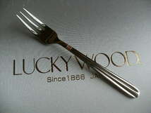 LUCKYWOOD ラッキーウッド サントラル 金彩 ケーキフォーク 10本_画像2