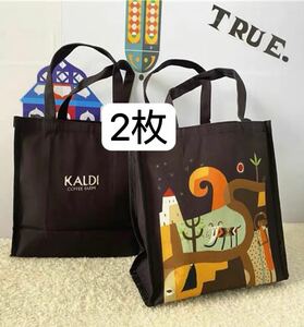  legend pattern ka Rudy KALDI not for sale bag folding eko-bag 2 sheets new goods 