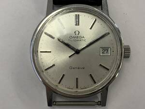 S401-H5-2431◎ OMEGA Geneve オメガジュネーブ デイト メンズ 自動巻き 稼働 腕時計 シルバー文字盤