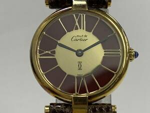 S428-H21-290 ◎ Cartier カルティエ マスト ヴァンドーム レディース 腕時計 クオーツ 稼働