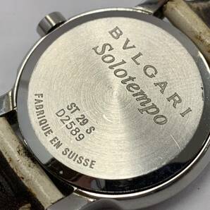 S430-K44-2935 ◎ BVLGARI ブルガリ solotempo ソロテンポ ST29S デイト レディース 腕時計 クォーツ 稼働(6)の画像5