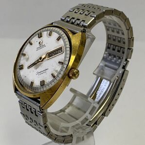 V422-H5-1842 ◎ OMEGA オメガ Seamaster シーマスター Cosmic コスミック 166036-TOOL 107 自動巻き デイデイト メンズ 腕時計 不動の画像2