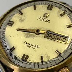 V422-H5-1842 ◎ OMEGA オメガ Seamaster シーマスター Cosmic コスミック 166036-TOOL 107 自動巻き デイデイト メンズ 腕時計 不動の画像7