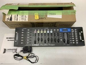 X412-I39-8944 LIXADA DMX512 ステージライト コントローラー・コンソール ライトコントローラー 通電確認済み 箱付き ⑥