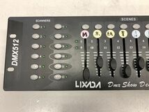 X412-I39-8944 LIXADA DMX512 ステージライト コントローラー・コンソール ライトコントローラー 通電確認済み 箱付き ⑥_画像2