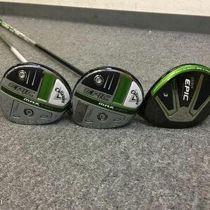 W023-I55-820 Callaway キャロウェイ GBB EPIC FAST STAR 3W 5W フレックスL ゴルフクラブ レディース３点セットの画像1