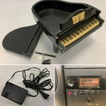 X401-I57-429 LITTLE JAMMER リトルジャマー 音楽 おもちゃ サックス ドラム ピアノ etc 7点セット 通電確認済み ⑥_画像10