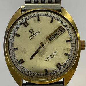 V422-H5-1842 ◎ OMEGA オメガ Seamaster シーマスター Cosmic コスミック 166036-TOOL 107 自動巻き デイデイト メンズ 腕時計 不動の画像1