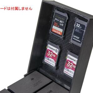 Canon キャノン LP-E17 バッテリーケース バッテリー SDカード 4個収納 ミラーレス 一眼レフ EOS RP R8の画像4