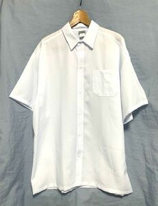 ★USA製 美品　CALTOP キャルトップ　PLAIN S/S WORK SHIRT 半袖ワークシャツ ホワイト XL