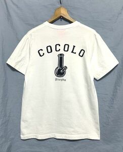 ☆美品　COCOLO BLAND ココロブランド　ロゴプリント クルーネックTシャツ ホワイト M