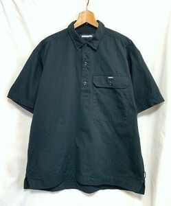 ☆ 21SS 美品　NEIGHBORHOOD ネイバーフッド　DAD/C-SHIRT.SS プルオーバー オーバーサイズ半袖シャツ ブラック L