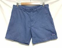 ☆ patagonia パタゴニア　Light Weight All wear Hemp Shorts コットンヘンプ混 ショートパンツ ネイビー W32 _画像1