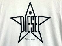 ★美品　DIESEL ディーゼル　スターロゴプリントTシャツ ホワイト L_画像3