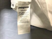 ☆USA製 美品　patagonia パタゴニア　Text Logo Organic Cotton T-Shirt ロゴプリント オーガニックコットンTシャツ ホワイト S_画像6