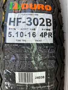 【未使用】DURO HF-302B　5.10-16　2023年10月生産　ハーレー　アメリカン