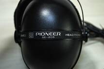  PIONEER パイオニア ステレオヘッドフォン SE-205 ／検索用 アンティーク レトロ【04089】_画像8