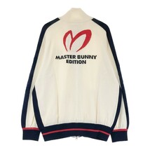 MASTER BUNNY EDITION マスターバニーエディション 裏地付 ニット ジップジャケット バックロゴ ホワイト系 5 [240101157714]_画像2