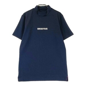 BRIEFING GOLF ブリーフィング 2022年モデル ハイネック 半袖Tシャツ ネイビー系 M [240101160901] ゴルフウェア メンズ