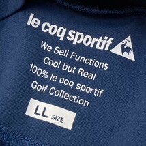 LECOQ GOLF ルコックゴルフ ハイネック半袖Tシャツ ネイビー系 LL [240101081070] ゴルフウェア レディース_画像3