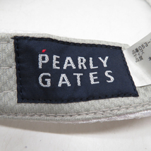 【1円】PEARLY GATES パーリーゲイツ サンバイザー ホワイト系 FR [240101011980]_画像5