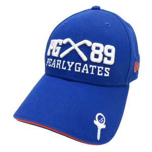 【1円】PEARLY GATES パーリーゲイツ NEW ERA キャップ ブルー系 FR [240101018869]