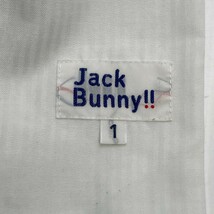 JACK BUNNY ジャックバニー ストレッチパンツ　シアサッカー ギンガムチェック柄 ネイビー系 1 [240101091757] ゴルフウェア レディース_画像3