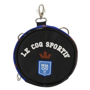 LECOQ GOLF ルコックゴルフ ボールポーチ チェック柄 ブラック系 [240101162879] ゴルフウェア