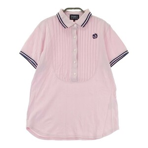 PEARLY GATES パーリーゲイツ 半袖ポロシャツ ピンク系 1 [240001911549] ゴルフウェア レディース