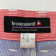 LECOQ GOLF ルコックゴルフ ハーフパンツ 総柄 ブルー系 82 [240101134099] ゴルフウェア メンズ_画像4