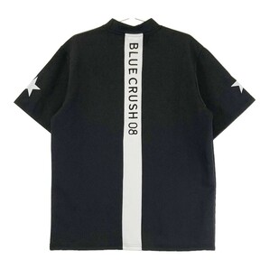 BLUE CRUSH ブルークラッシュ 半袖ハイネックTシャツ ブラック系 2XL [240101138155] ゴルフウェア メンズの画像2