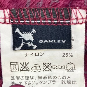 OAKLEY オークリー 439432JP 半袖ポロシャツ ボタンダウン スカル刺繍 パープル系 M [240101163375] ゴルフウェア メンズの画像5