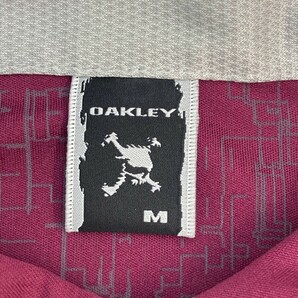 OAKLEY オークリー 439432JP 半袖ポロシャツ ボタンダウン スカル刺繍 パープル系 M [240101163375] ゴルフウェア メンズの画像4