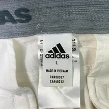 ADIDAS GOLF アディダスゴルフ FJ6389 ストレッチ パンツ ホワイト系 L [240101164290] ゴルフウェア メンズ_画像3