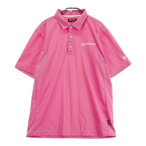 TAYLOR MADE テーラーメイド 半袖ポロシャツ ピンク系 O [240101164161] ゴルフウェア メンズ