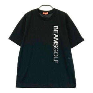 BEAMS GOLF ビームスゴルフ 半袖Tシャツ ブラック系 L [240101073991] ゴルフウェア メンズ