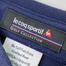 LECOQ GOLF ルコックゴルフ 長袖ポロシャツ ボタンダウン ホワイト系 M [240101163695] ゴルフウェア メンズ_画像3