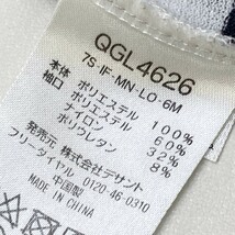 LECOQ GOLF ルコックゴルフ ジップ ジャケット ボーダー柄 ホワイト系 L [240101165061] ゴルフウェア レディース_画像5